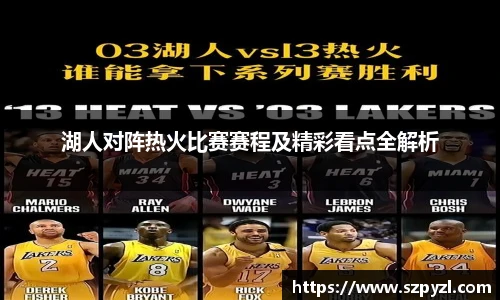 湖人对阵热火比赛赛程及精彩看点全解析